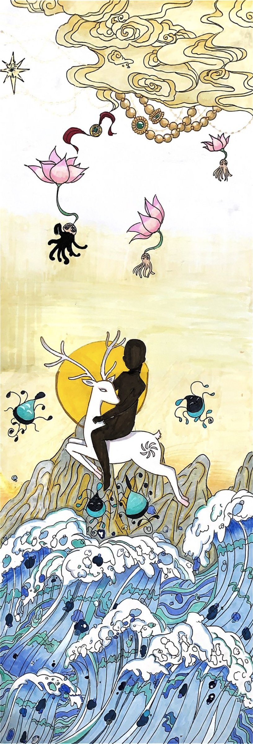 The Drowning Man and the Deer’s Rescue